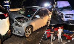 Kütahya’da dört araçlı zincirleme kaza, yaralılar var