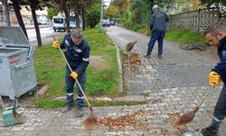 Kütahya'da yağmur sonrası temizlik çalışması
