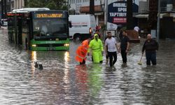 Denizli'de sağanak etkili oldu