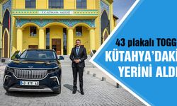 43 plakalı TOGG, Kütahya’daki yerini aldı