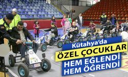 Özel çocuklar hem eğlendi hem öğrendi