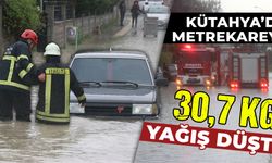 Kütahya’da metrekareye 30,7 kg yağış düştü