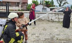 Gediz'de ana sınıfı öğrencilerine itfaiye tanıtıldı