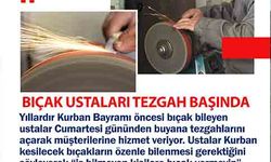 Tavşanlı'da bıçak ustaları tezgah başında