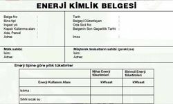 Enerji Kimlik Belgesi düzenlenen bina sayısı 1,5 milyon oldu