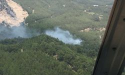 Antalya'da çıkan orman yangını söndürüldü