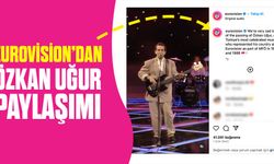 Eurovision'dan Özkan Uğur'a veda paylaşımı