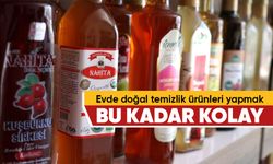 Evde doğal temizlik ürünleri yapmak bu kadar kolay