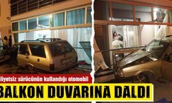 Kütahya’da otomobil balkon duvarına çarptı: 3 yaralı