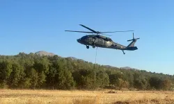 Adıyaman'da keşfedilen tarihi eserler helikopterle taşındı