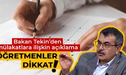 Milli Eğitim Bakanı Tekin’den atamalarla ilgili önemli açıklama