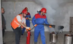 Kütahya’da hastanede yangın tatbikatı gerçeğini aratmadı