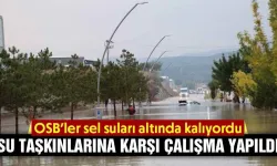 Kütahya’daki OSB’lerde su taşkınları için önlem alındı