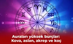 Auraları yüksek burçlar: Kova, aslan, akrep ve koç