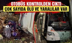 Mersin'de yolcu otobüsü kontrolden çıktı. Ölü ve yaralılar var