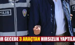 Kütahya’da aynı gecede 3 hırsızlık yaptılar ama yakalandılar 