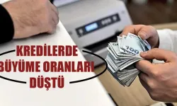 Kredilerde büyüme oranları düşürüldü