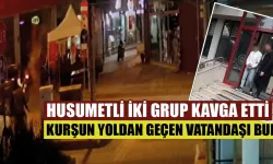 Kütahya’da silahlı kavga güvenlik kameralarına yansıdı