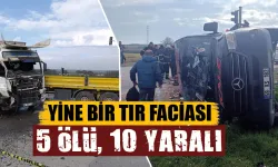 Tırla yolcu minibüsü çarpıştı: 5 ölü, 10 yaralı