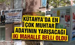 Kütahya’da iki mahallede muhtar aday sayısı 20’yi geçti 