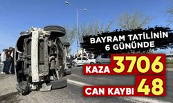 Bayram tatilinin 6 gününde trafik kazalarında 48 kişi yaşamını yitirdi