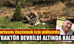 Kütahya'da devrilen traktörün altında kalan çiftçi öldü