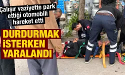 Kütahya'da hareket eden aracını durdurmaya çalışırken yaralandı