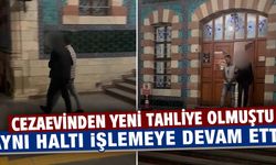 Kütahya’da cezaevinden tahliye olan torbacı tekrar yakalandı