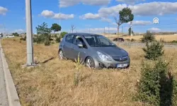 Kaza yapan uzman çavuş, eşi ve oğlu yaralandı