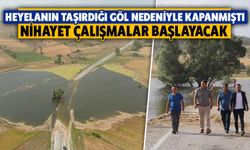 Kütahya’da taşan göl nedeniyle kapanan yol açılacak