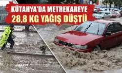 Kütahya’da metrekareye düşen yağış miktarı belli oldu 