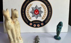 Denizli'de tarihi eser operasyonu, 2 kişi yakalandı