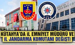 Kütahya’da emniyet ve jandarmaya yeni atama