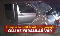 Kütahya'da hafif ticari araç ile kamyon çarpıştı, 1 ölü