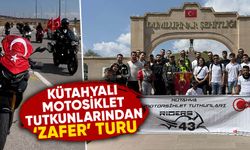 Kütahyalı motosiklet tutkunlarından Dumlupınar’a ‘Zafer’ turu