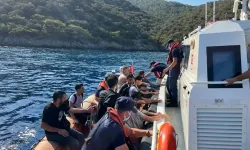 Muğla Fethiye'de 60 düzensiz göçmen yakalandı