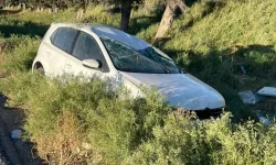 Aydın'da Şarampole Devrilen Otomobilde 3 Kişi Yaralandı