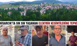 Hisarcık'ta sık sık yaşanan elektrik kesintilerine tepki