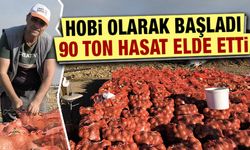 Kütahya’da hobi olarak başladı, 90 ton hasada ulaştı