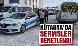 Kütahya’da okul servisleri denetlendi