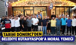 Tarihi Dönerci'den Belediye Kütahyaspor’a moral yemeği