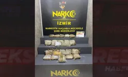 İzmir'de operasyonda 12 kilo 200 gram uyuşturucu ele geçirildi