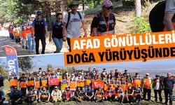 Kütahya’da AFAD gönüllüleri doğa yürüyüşünde buluştu