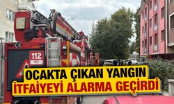 Kütahya’da ocakta çıkan yangın itfaiyeyi alarma geçirdi