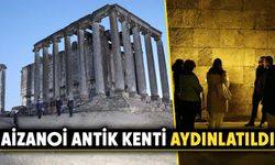 Kütahya'daki antik kentte aydınlatma çalışmaları yapıldı