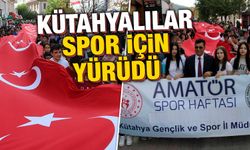 Kütahya spor için yürüdü, Amatör Spor Haftası başladı