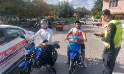 Kütahya’da jandarmadan motosiklet denetimi