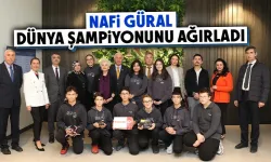 Kütahyalı iş insanı Nafi Güral, dünya şampiyonunu ağırladı