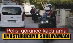 Kütahya’da polislerden kaçtı ama kurtulamadı