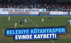 Belediye Kütahyaspor evinde kaybetti